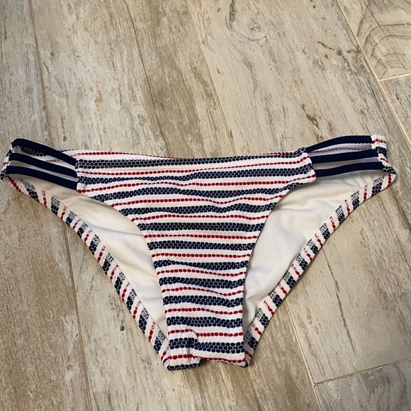 xhileration stripe bikini bottom - Picture 1 of 2